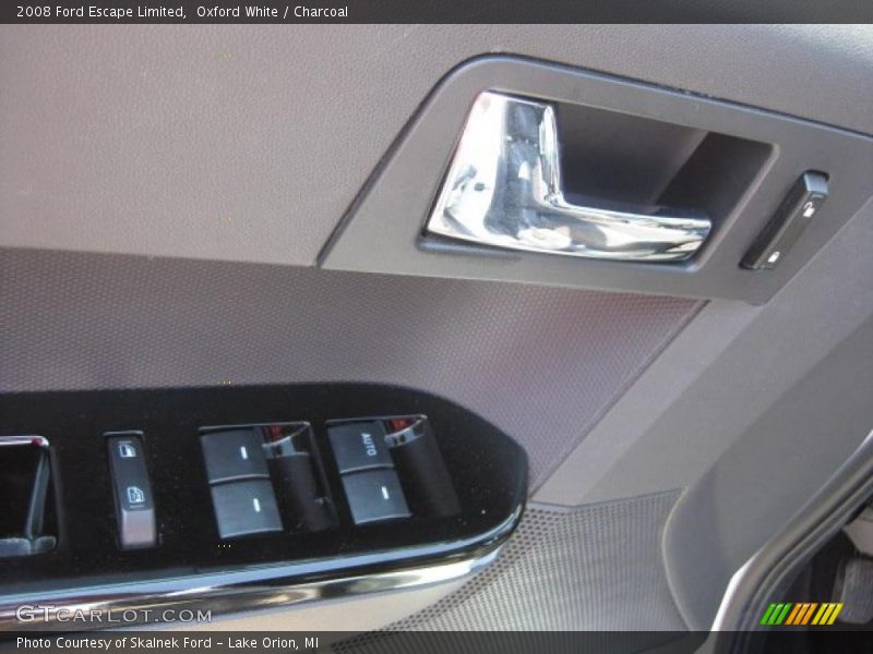 Oxford White / Charcoal 2008 Ford Escape Limited