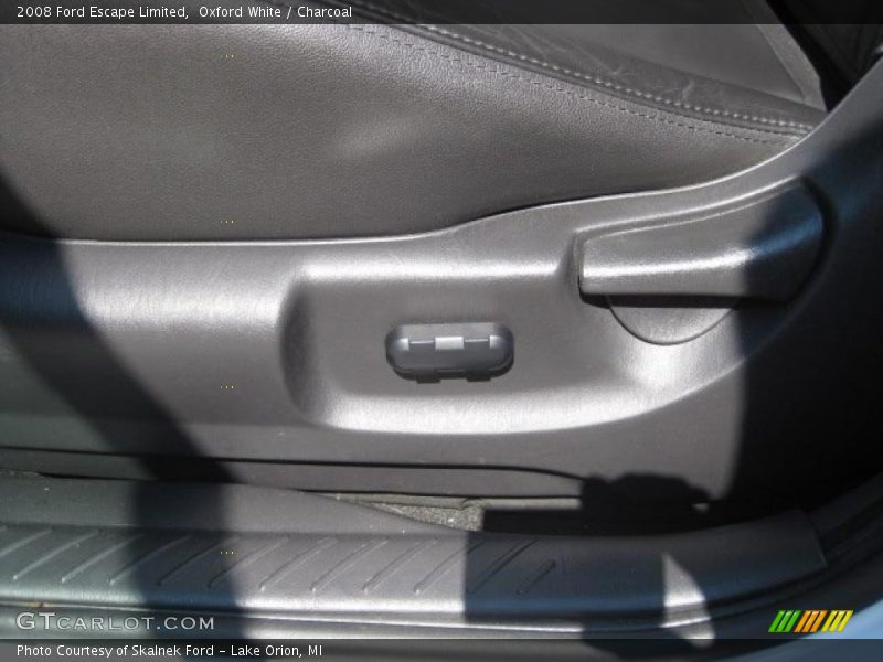 Oxford White / Charcoal 2008 Ford Escape Limited