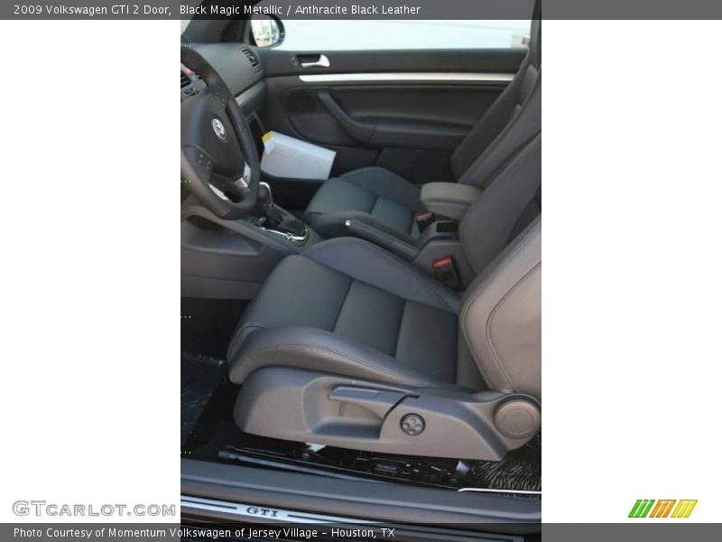 Black Magic Metallic / Anthracite Black Leather 2009 Volkswagen GTI 2 Door