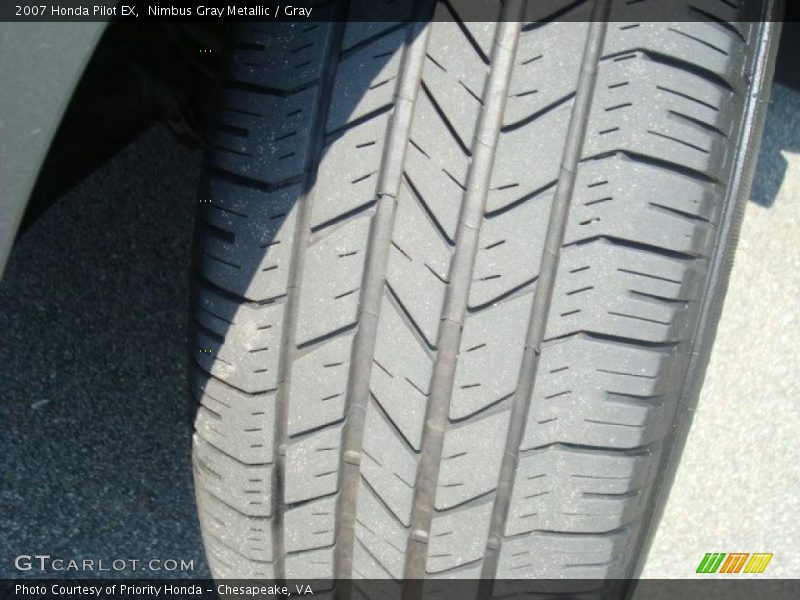 Nimbus Gray Metallic / Gray 2007 Honda Pilot EX