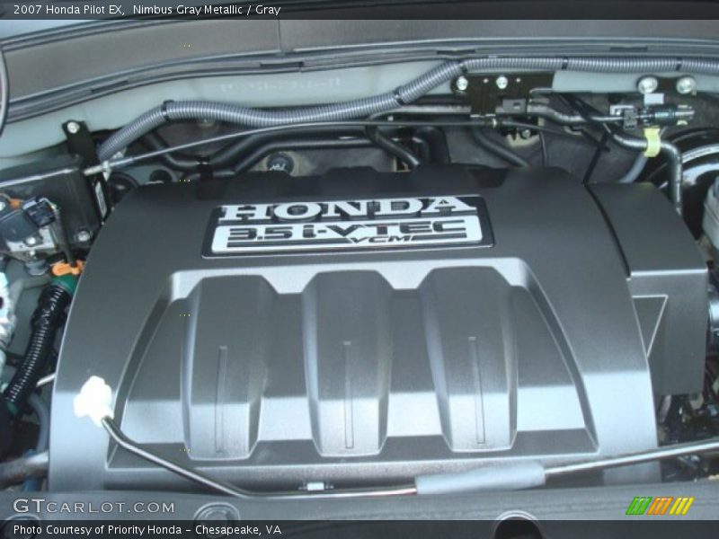 Nimbus Gray Metallic / Gray 2007 Honda Pilot EX