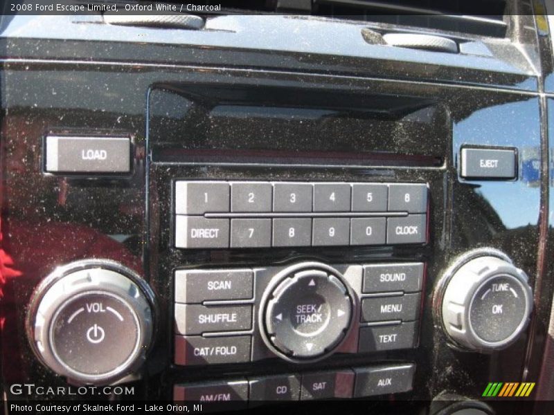 Oxford White / Charcoal 2008 Ford Escape Limited