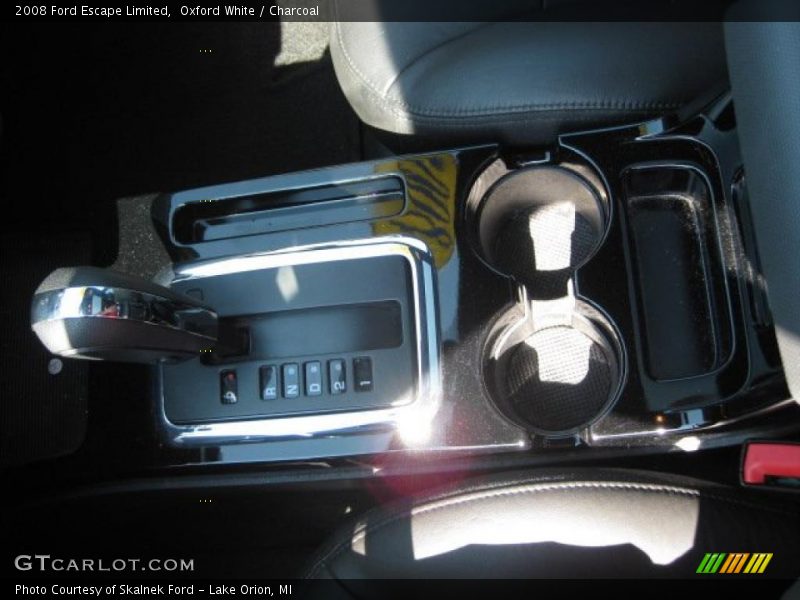 Oxford White / Charcoal 2008 Ford Escape Limited