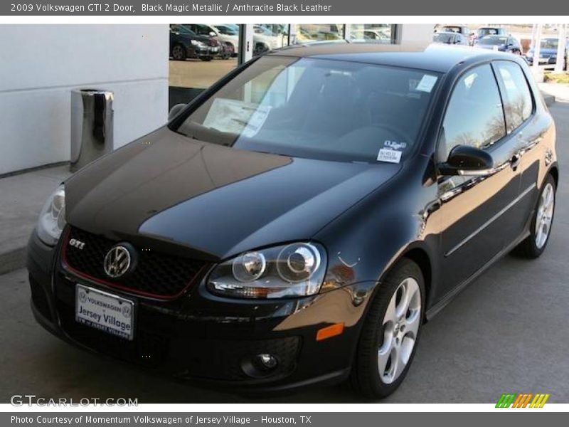 Black Magic Metallic / Anthracite Black Leather 2009 Volkswagen GTI 2 Door