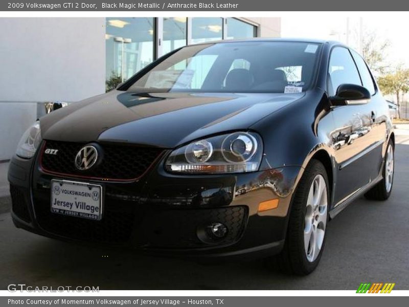 Black Magic Metallic / Anthracite Black Leather 2009 Volkswagen GTI 2 Door