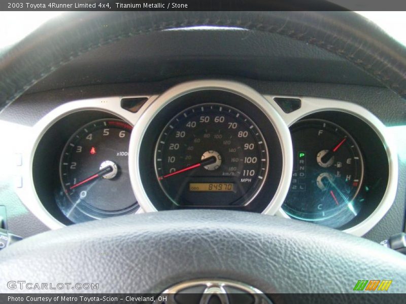 Titanium Metallic / Stone 2003 Toyota 4Runner Limited 4x4