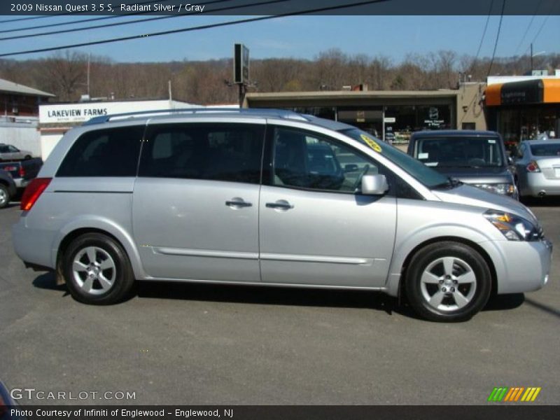 Radiant Silver / Gray 2009 Nissan Quest 3.5 S
