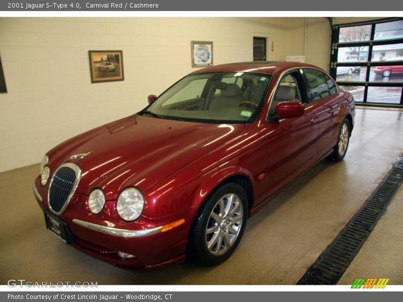 Carnival Red / Cashmere 2001 Jaguar S-Type 4.0