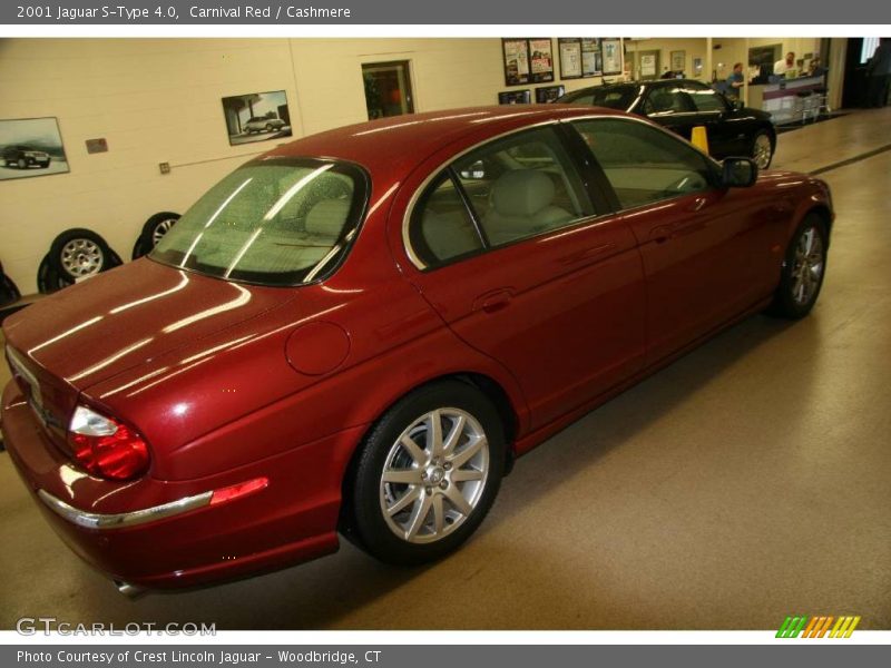 Carnival Red / Cashmere 2001 Jaguar S-Type 4.0