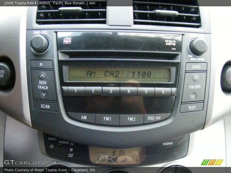Pacific Blue Metallic / Ash 2006 Toyota RAV4 Limited