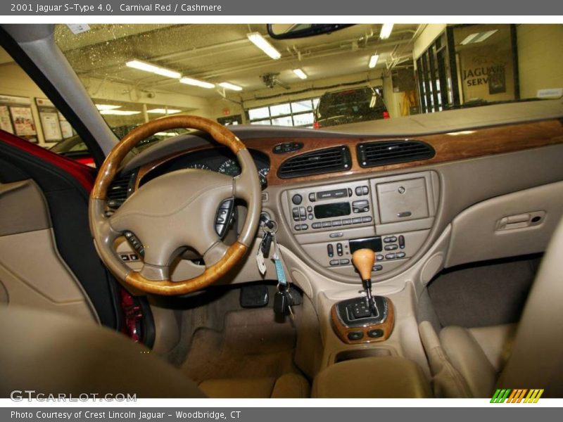 Carnival Red / Cashmere 2001 Jaguar S-Type 4.0