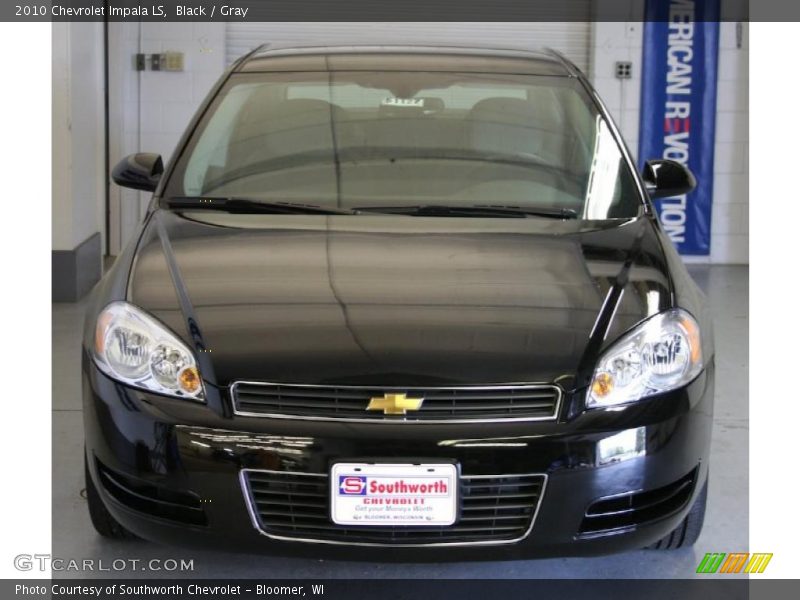 Black / Gray 2010 Chevrolet Impala LS
