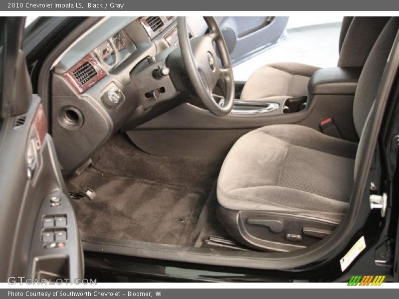 Black / Gray 2010 Chevrolet Impala LS