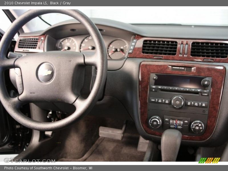 Black / Gray 2010 Chevrolet Impala LS