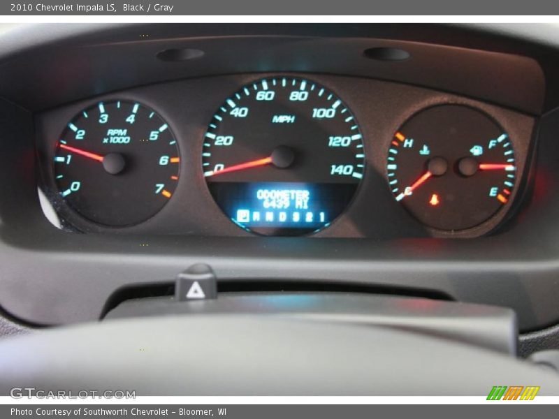 Black / Gray 2010 Chevrolet Impala LS