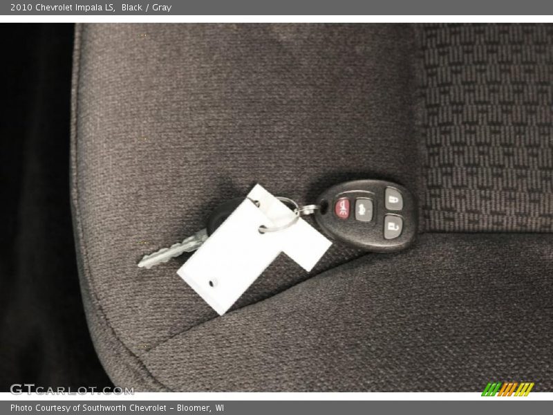 Black / Gray 2010 Chevrolet Impala LS