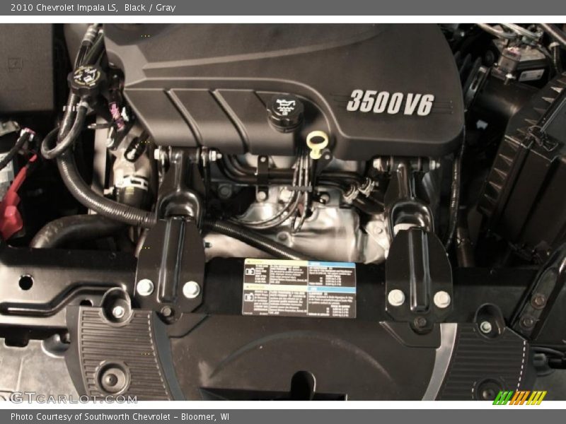 Black / Gray 2010 Chevrolet Impala LS