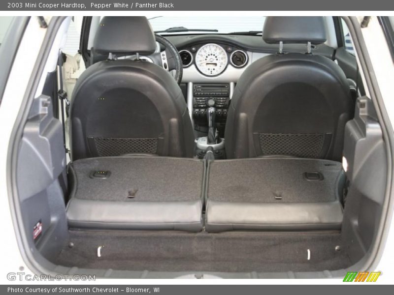 Pepper White / Panther Black 2003 Mini Cooper Hardtop
