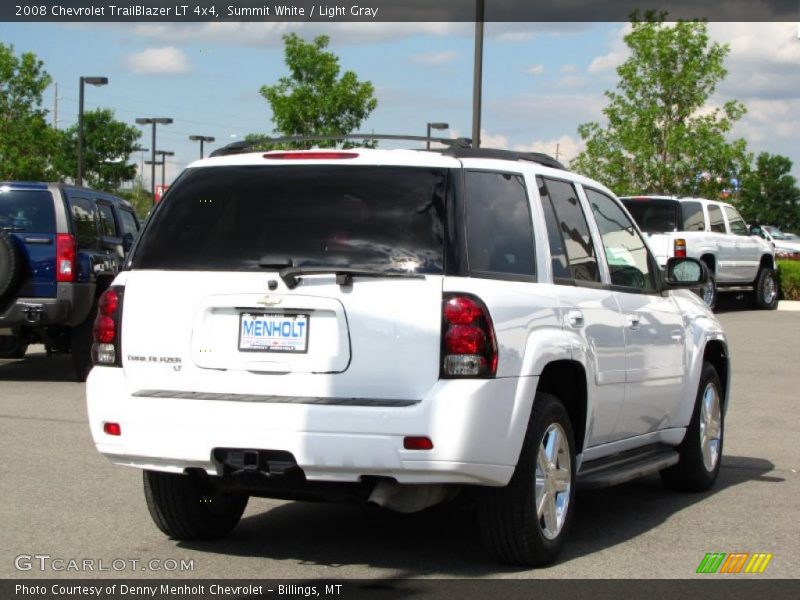 Summit White / Light Gray 2008 Chevrolet TrailBlazer LT 4x4