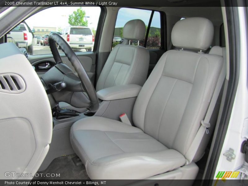 Summit White / Light Gray 2008 Chevrolet TrailBlazer LT 4x4