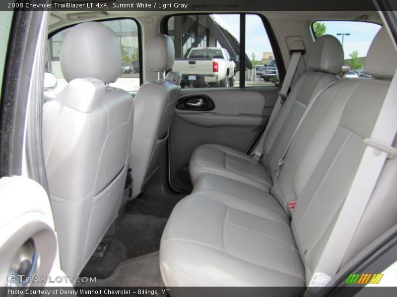 Summit White / Light Gray 2008 Chevrolet TrailBlazer LT 4x4