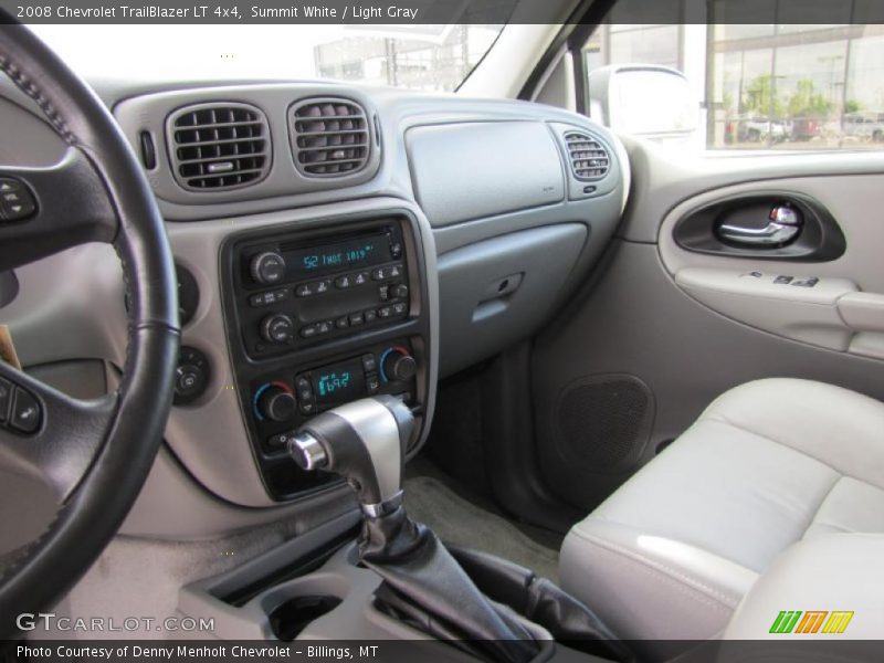 Summit White / Light Gray 2008 Chevrolet TrailBlazer LT 4x4