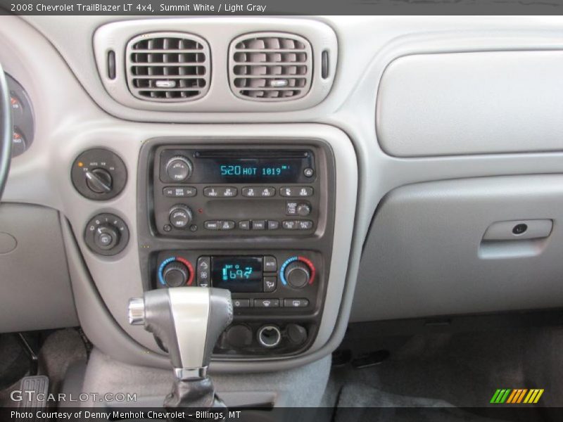 Summit White / Light Gray 2008 Chevrolet TrailBlazer LT 4x4