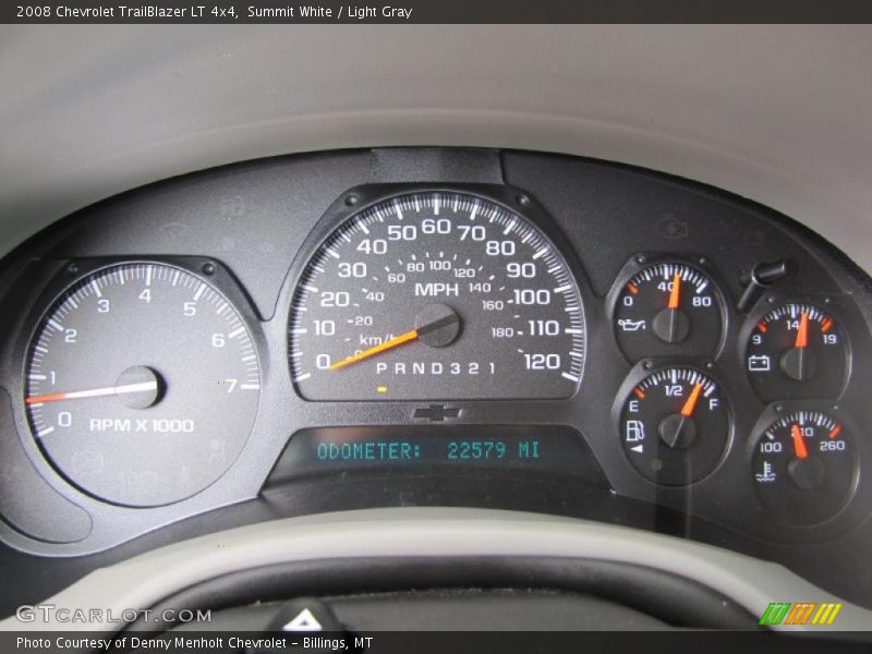 Summit White / Light Gray 2008 Chevrolet TrailBlazer LT 4x4