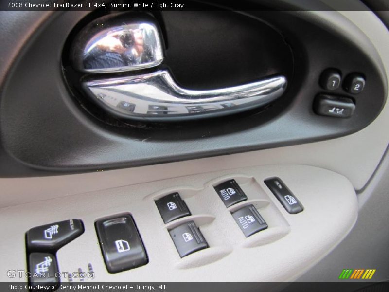 Summit White / Light Gray 2008 Chevrolet TrailBlazer LT 4x4
