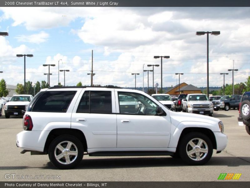 Summit White / Light Gray 2008 Chevrolet TrailBlazer LT 4x4
