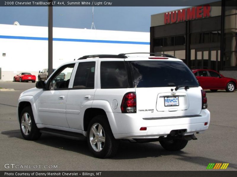 Summit White / Light Gray 2008 Chevrolet TrailBlazer LT 4x4