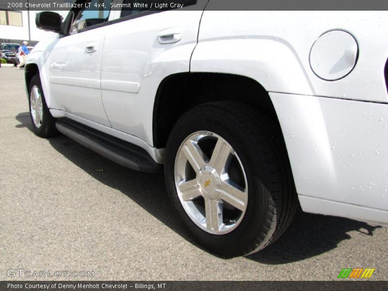 Summit White / Light Gray 2008 Chevrolet TrailBlazer LT 4x4