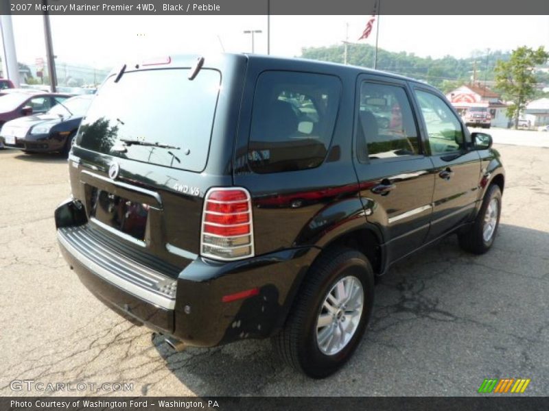 Black / Pebble 2007 Mercury Mariner Premier 4WD