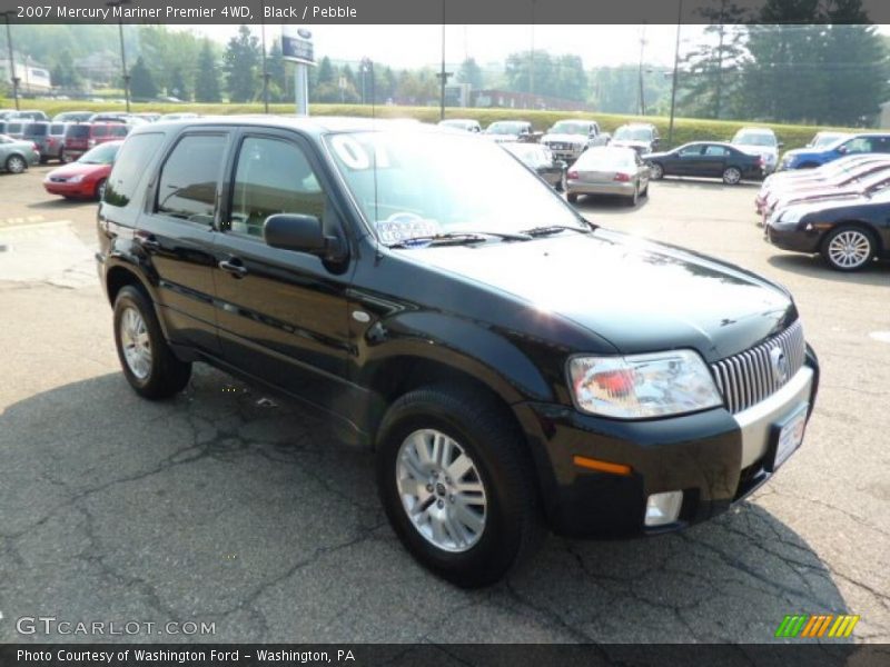 Black / Pebble 2007 Mercury Mariner Premier 4WD