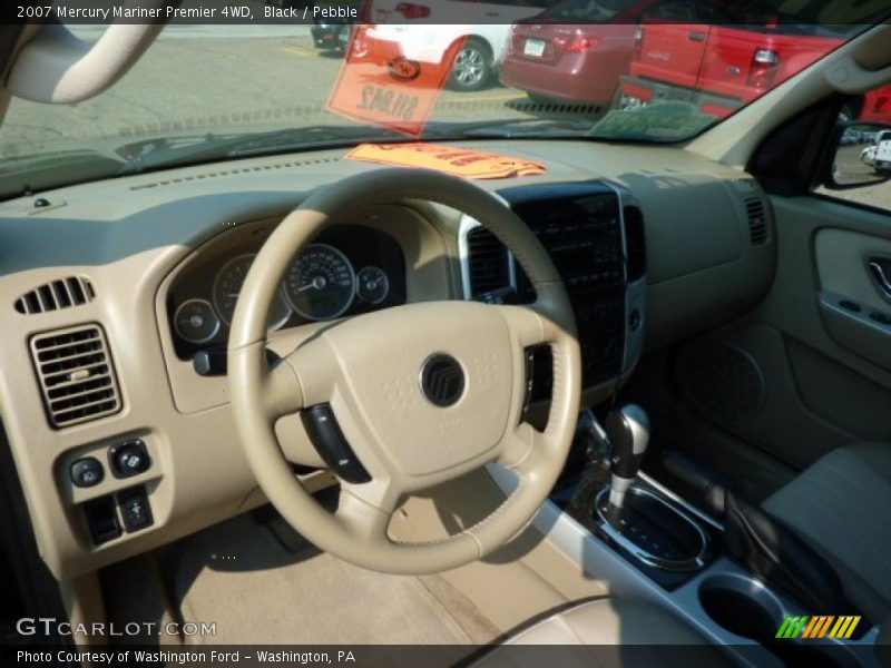 Black / Pebble 2007 Mercury Mariner Premier 4WD