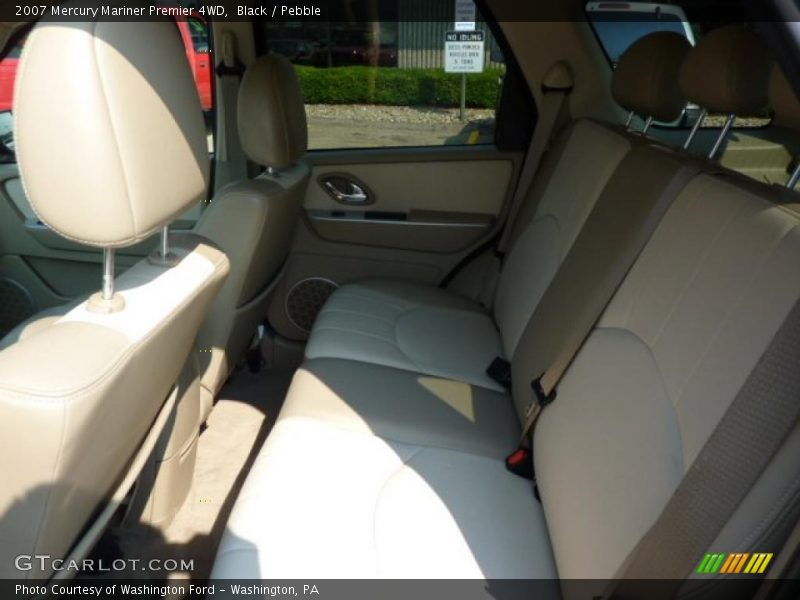 Black / Pebble 2007 Mercury Mariner Premier 4WD