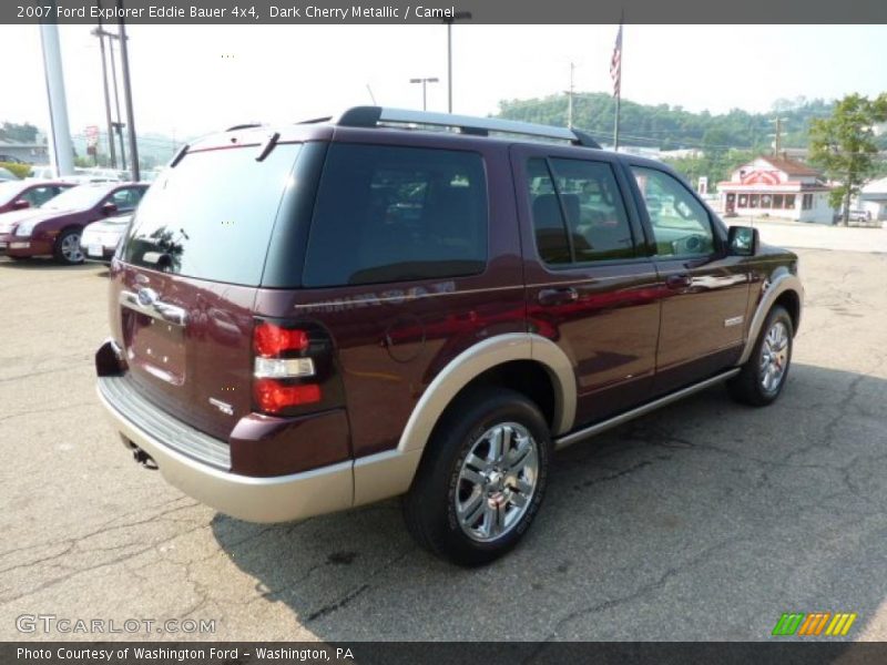 Dark Cherry Metallic / Camel 2007 Ford Explorer Eddie Bauer 4x4