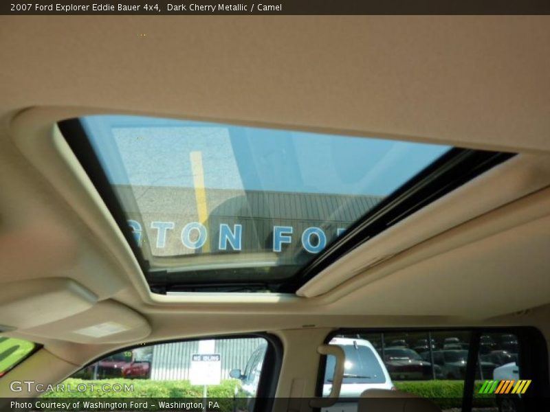Dark Cherry Metallic / Camel 2007 Ford Explorer Eddie Bauer 4x4