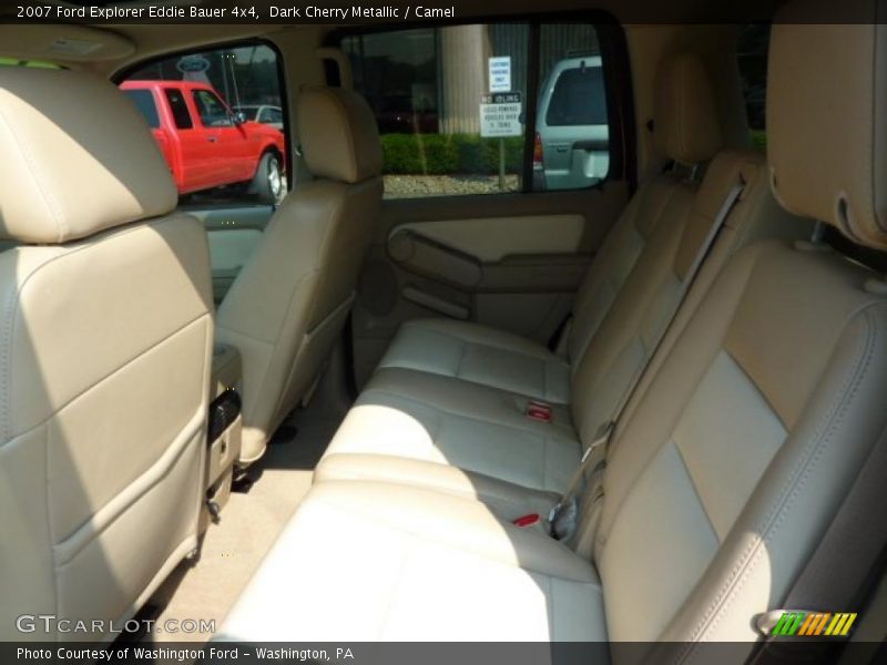 Dark Cherry Metallic / Camel 2007 Ford Explorer Eddie Bauer 4x4