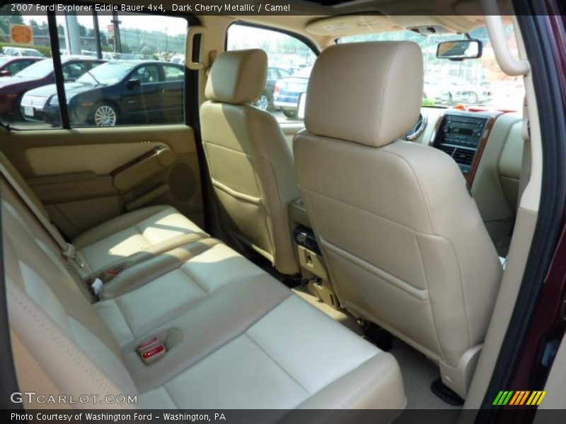 Dark Cherry Metallic / Camel 2007 Ford Explorer Eddie Bauer 4x4