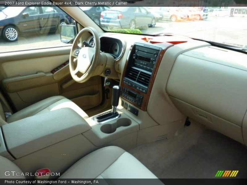 Dark Cherry Metallic / Camel 2007 Ford Explorer Eddie Bauer 4x4