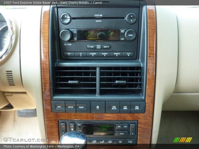 Dark Cherry Metallic / Camel 2007 Ford Explorer Eddie Bauer 4x4