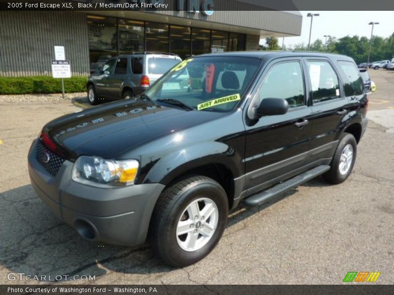 Black / Medium/Dark Flint Grey 2005 Ford Escape XLS