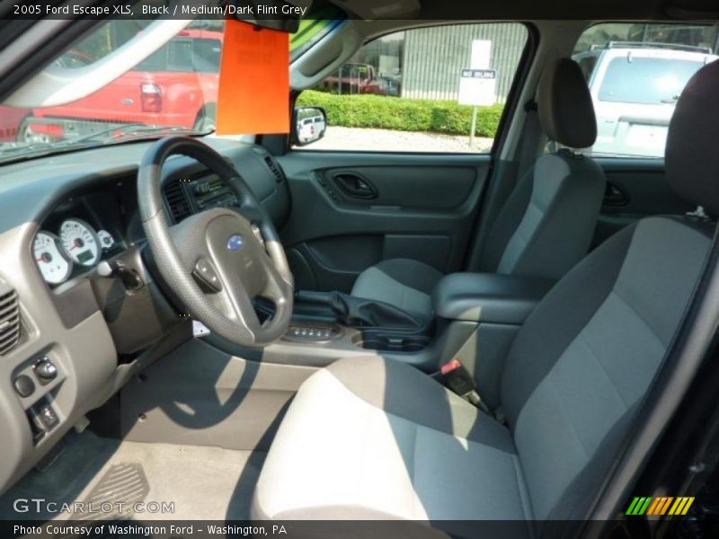 Black / Medium/Dark Flint Grey 2005 Ford Escape XLS