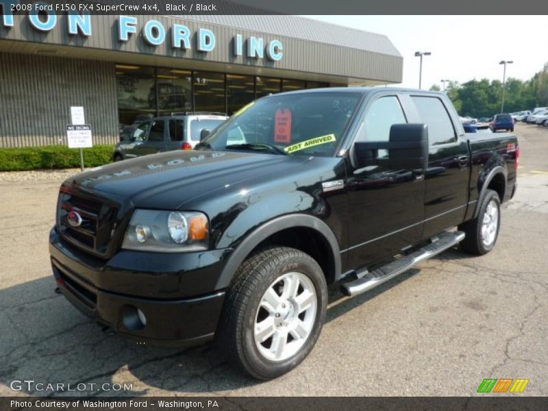 Black / Black 2008 Ford F150 FX4 SuperCrew 4x4
