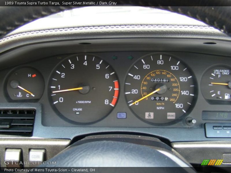  1989 Supra Turbo Targa Turbo Targa Gauges