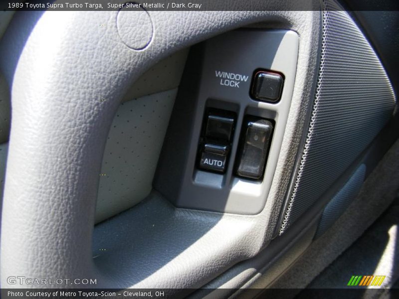Super Silver Metallic / Dark Gray 1989 Toyota Supra Turbo Targa