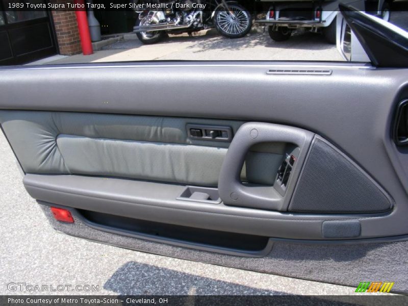 Super Silver Metallic / Dark Gray 1989 Toyota Supra Turbo Targa
