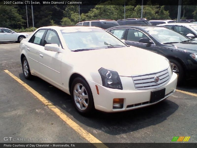 White Diamond / Cashmere 2007 Cadillac CTS Sedan
