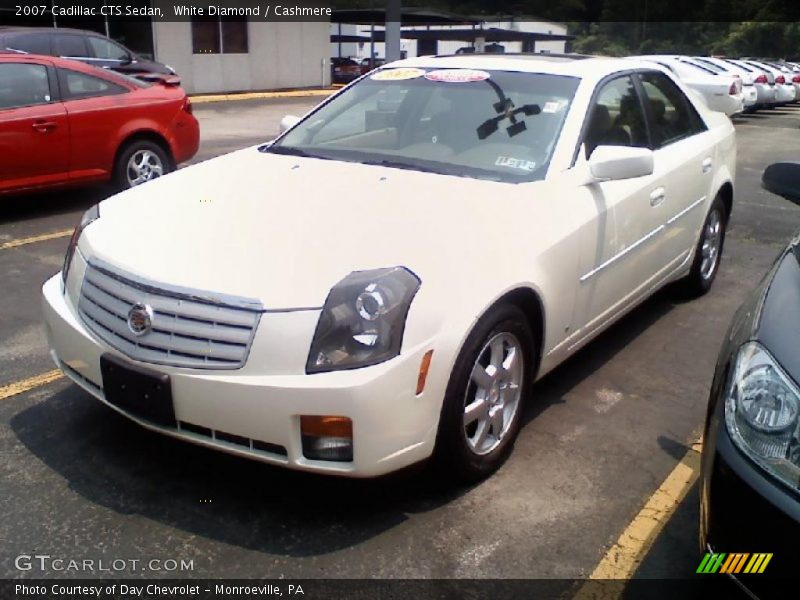 White Diamond / Cashmere 2007 Cadillac CTS Sedan